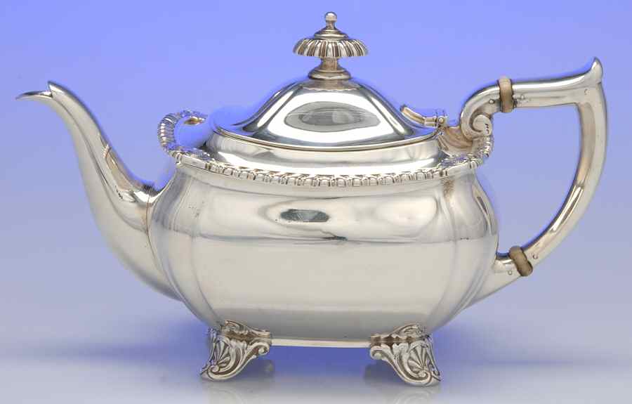 22034 (Sterling, Hollowware) Teapot by Tiffany & CO SILVER-1