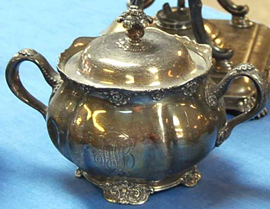 18818 (Sterling, Hollowware) Sugar Bowl & Lid by Tiffany & CO SILVER-1