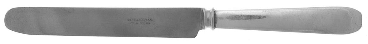 TIS69 (Sterling) Old French Hollow Knife with Bolster by Tiffany & CO SILVER-1