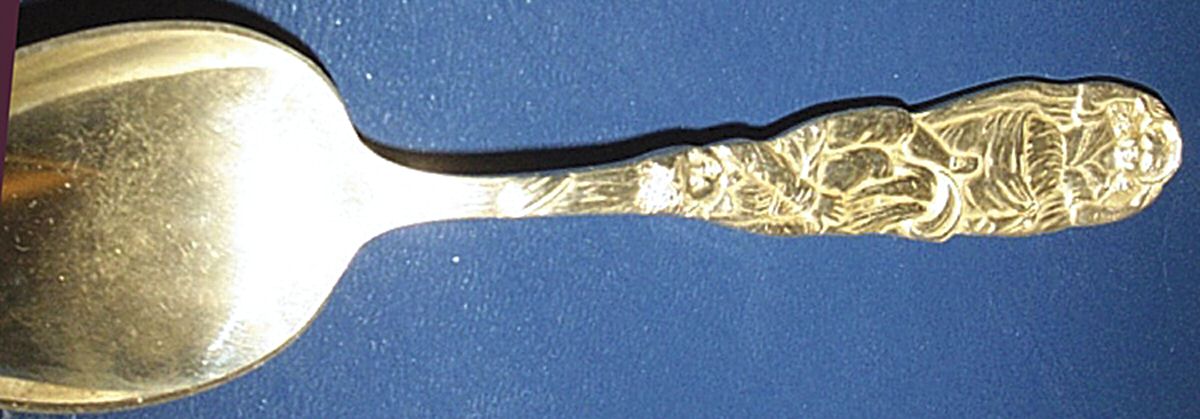 Nursery Rhymes (Sterling) Spoon-Baby/Straight Handle by Tiffany & CO SILVER-1