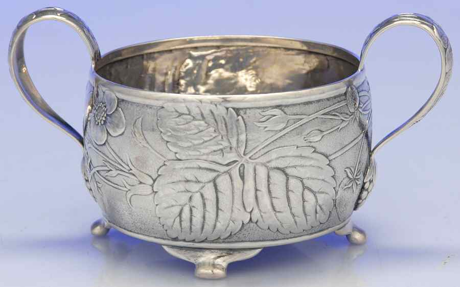 7732 (Sterling, Hollowware) Mini Open Sugar Bowl by Tiffany & CO SILVER-1
