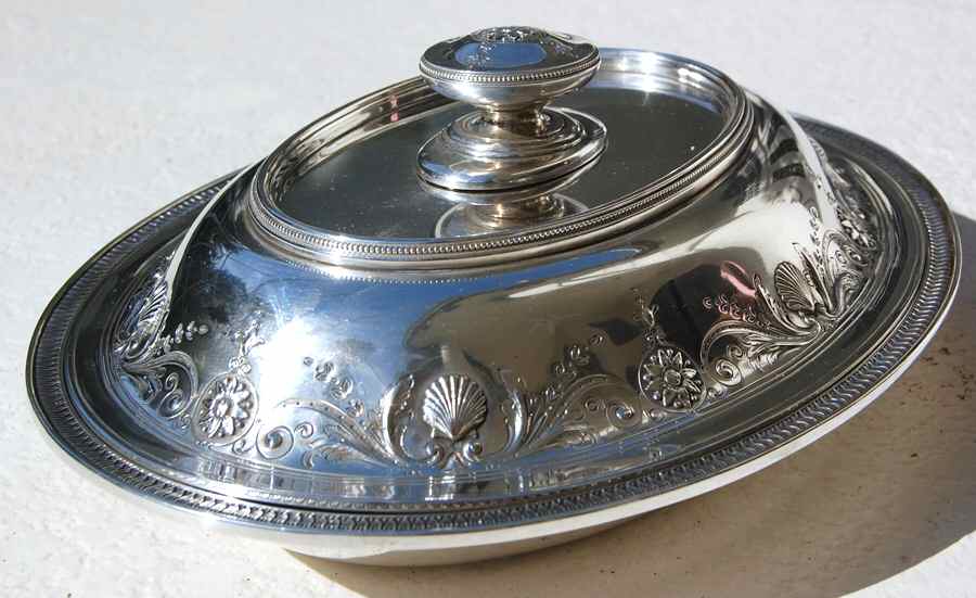 7545 (Sterling, Hollowware) Sterling Double Vegetable by Tiffany & CO SILVER-1