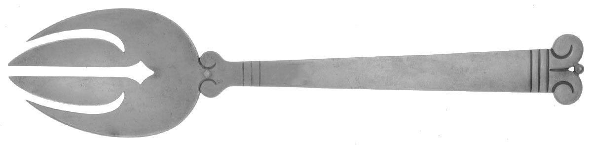 Aztec (Sterling) Pierced Tablespoon (Serving Spoon) by Taller Borda Retailer-1