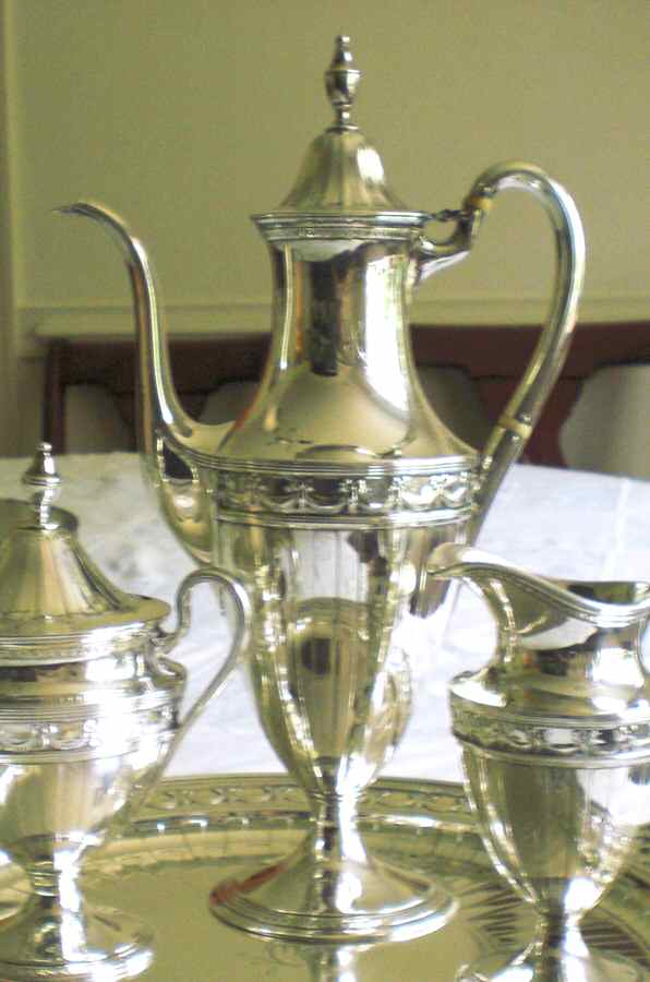 18814 (Sterling, Hollowware) Demi Coffee Pot by Tiffany & CO SILVER-1