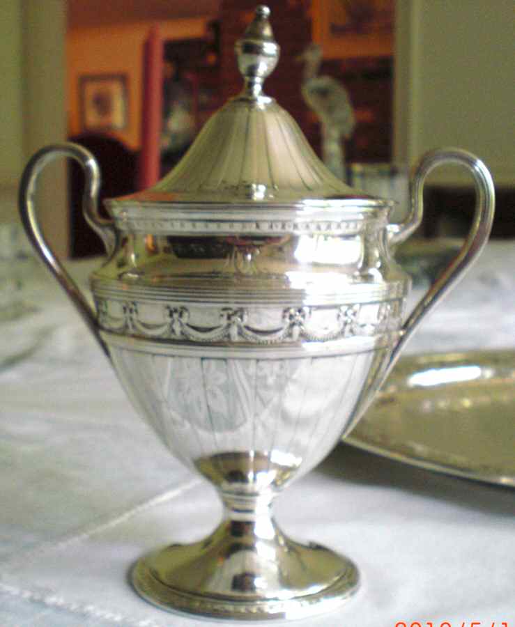 18814 (Sterling, Hollowware) Demi Sugar Bowl by Tiffany & CO SILVER-1