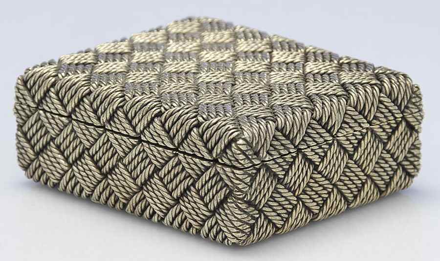 Mexico Sterling Hollowware Keepsake Box by Tiffany & CO SILVER-1
