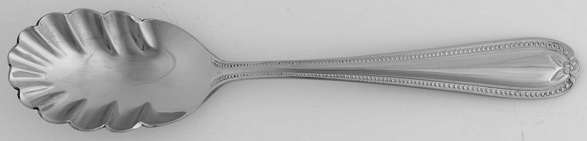 Old World Bead-Round Tip (Stainless) Sugar Shell Spoon by Temp-Tations-1