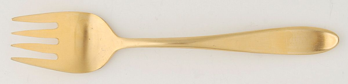 Gold Mark VII (Gold Electroplate) Individual Salad Fork by Towle Silver-1