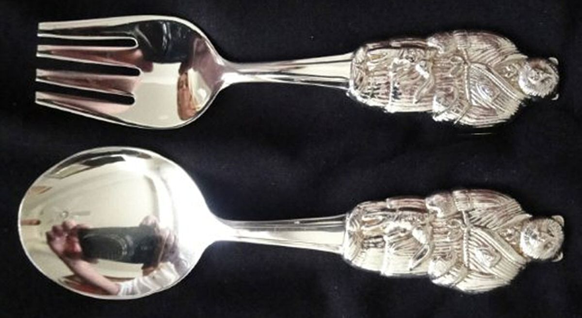 Last Elegant Bear, The (Silverplate) 2 Pc Baby Set (BF, BS) by Towle Silver-1