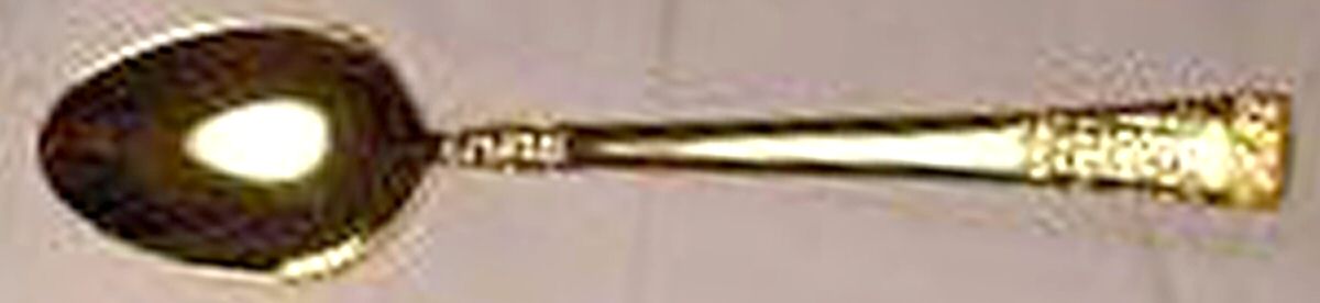Gold Collage (Gold Electroplate) Place/Oval Soup Spoon by Towle Silver-1