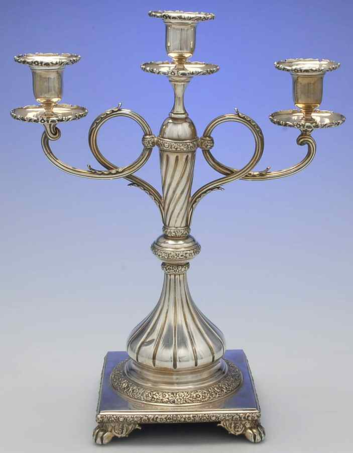 5013 (Silverplate, Hollowware) 3-Light Candelabra by Tiffany & CO SILVER-1