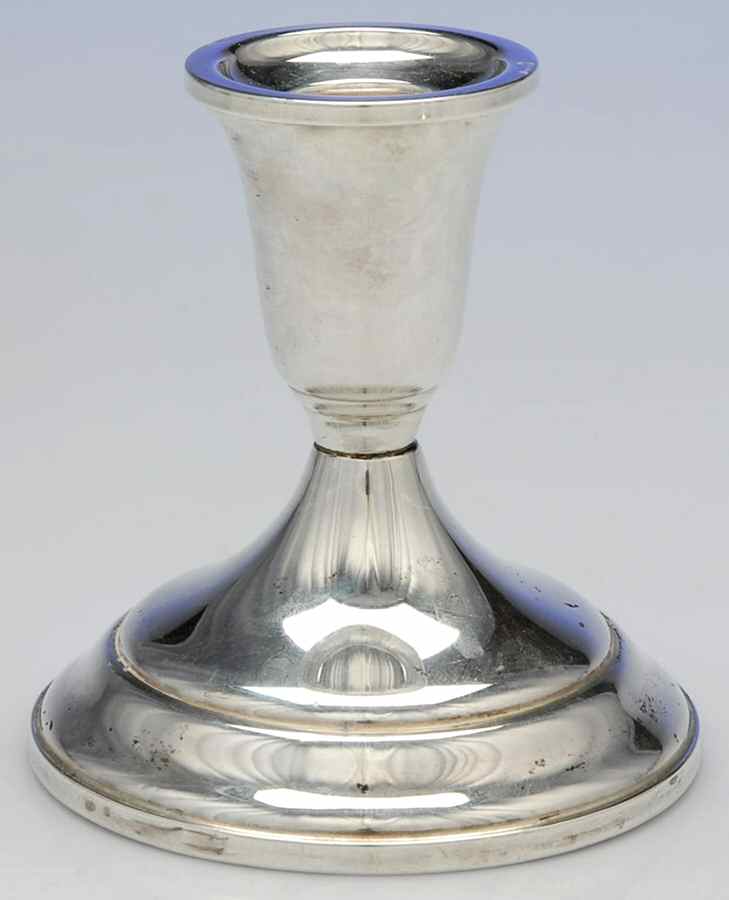 50 (Sterling, Hollowware) Weighted Candleholder by Towle Silver-1