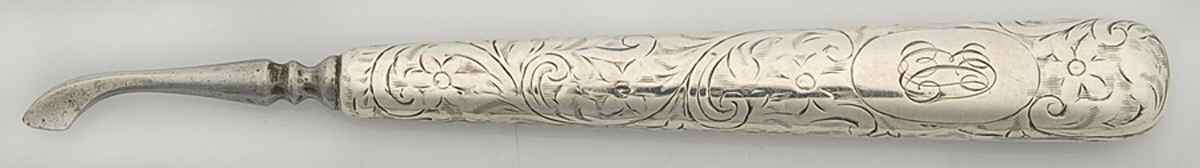 TIS75 (Sterling, Hollowware) Hollow Cuticle Knife by Tiffany & CO SILVER-1