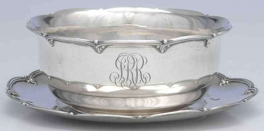 12863 (Sterling, Hollowware) Sauce Boat & Underplate by Tiffany & CO SILVER-1