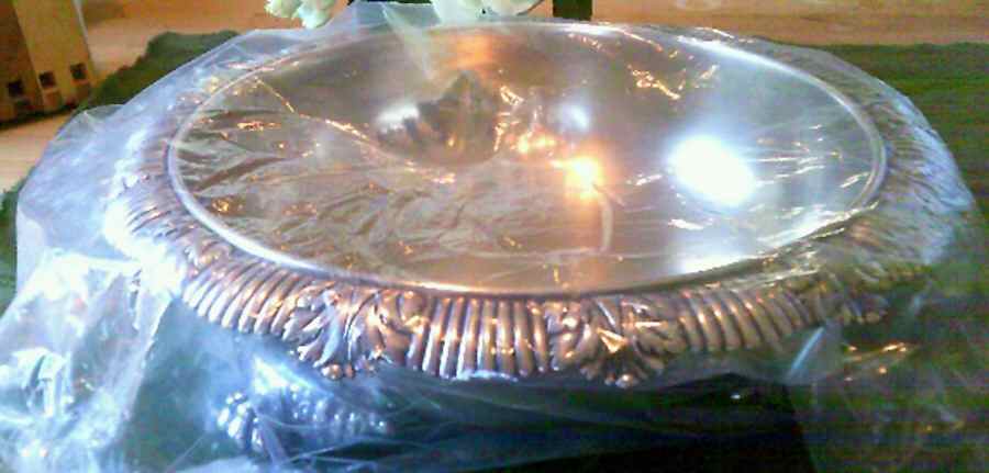 9487 (Silverplate, Hollowware) Large Silverplate Footed Bowl by Tiffany & CO SILVER-1
