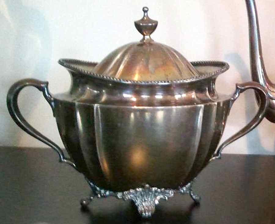 11568 (Sterling, Hollowware) Sugar Bowl & Lid by Tiffany & CO SILVER-1