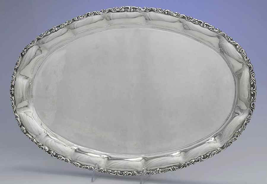 TBO3 (Sterling, Hollwware) 19" Oval Tray by Taller Borda Retailer-1