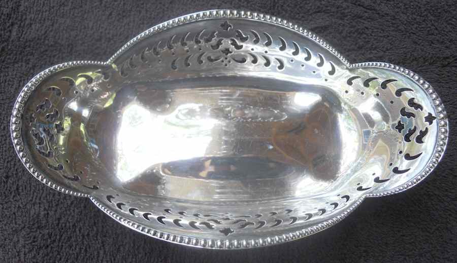 13732 (Sterling, Hollowware) 7" Pierced Bon Bon Bowl by Tiffany & CO SILVER-1