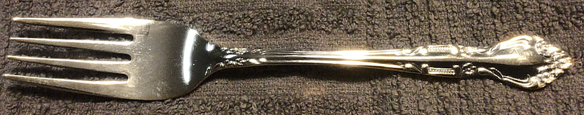 TWS484 (Gold Electroplate) Individual Salad Fork by Towle Silver-1