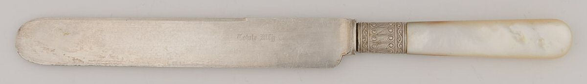 Pearl Handle Flatware 4 (Silverplate) Blunt Hollow Knife with Bolster by Towle Silver-1