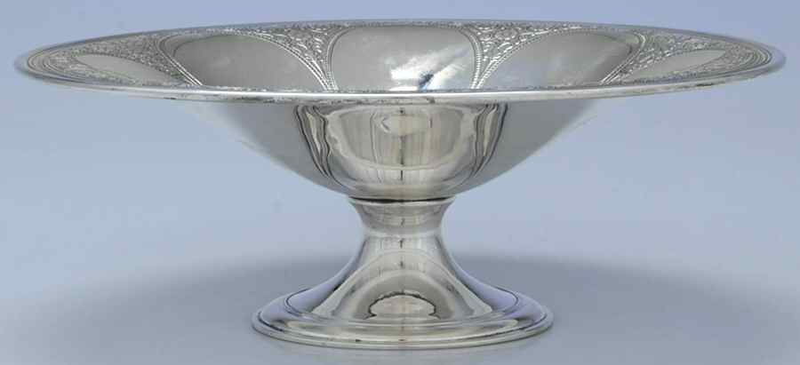 18779A (Sterling, Hollowware) Round Sterling Footed Centerpiece by Tiffany & CO SILVER-1