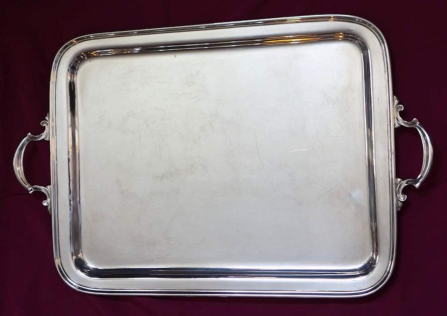 23381 (Sterling, Hollowware) Large Waiter Tray by Tiffany & CO SILVER-1