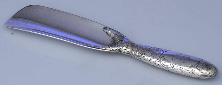 8686 (Sterling, Hollowware) Hollow Handle Shoe Horn with Sterling Bowl by Tiffany & CO SILVER-1