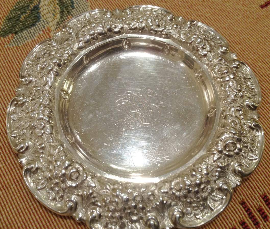 9717 (Sterling, Hollowware) Butter Pat by Tiffany & CO SILVER-1