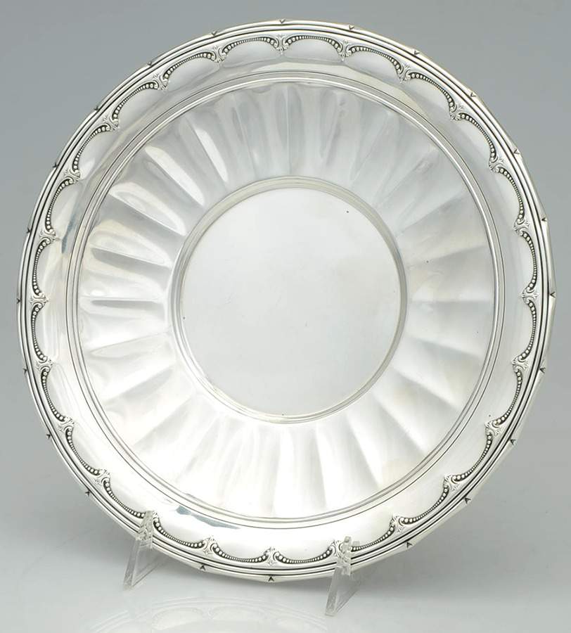 Old Colonial (Sterling, Hollowware) 10" Sandwich Plate by Towle Silver-1