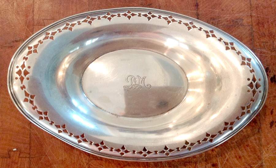 17755A (Sterling, Hollowware) Master Nut Dish by Tiffany & CO SILVER-1