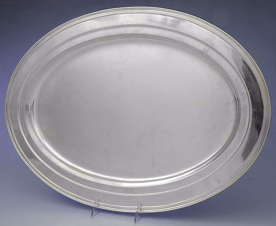 11742A (Sterling, Hollowware) 21" Waiter Tray by Tiffany & CO SILVER-1