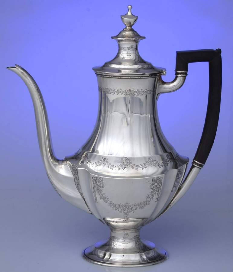 13889 Engraved (Sterling, Hollowware) Coffee Pot by Tiffany & CO SILVER-1