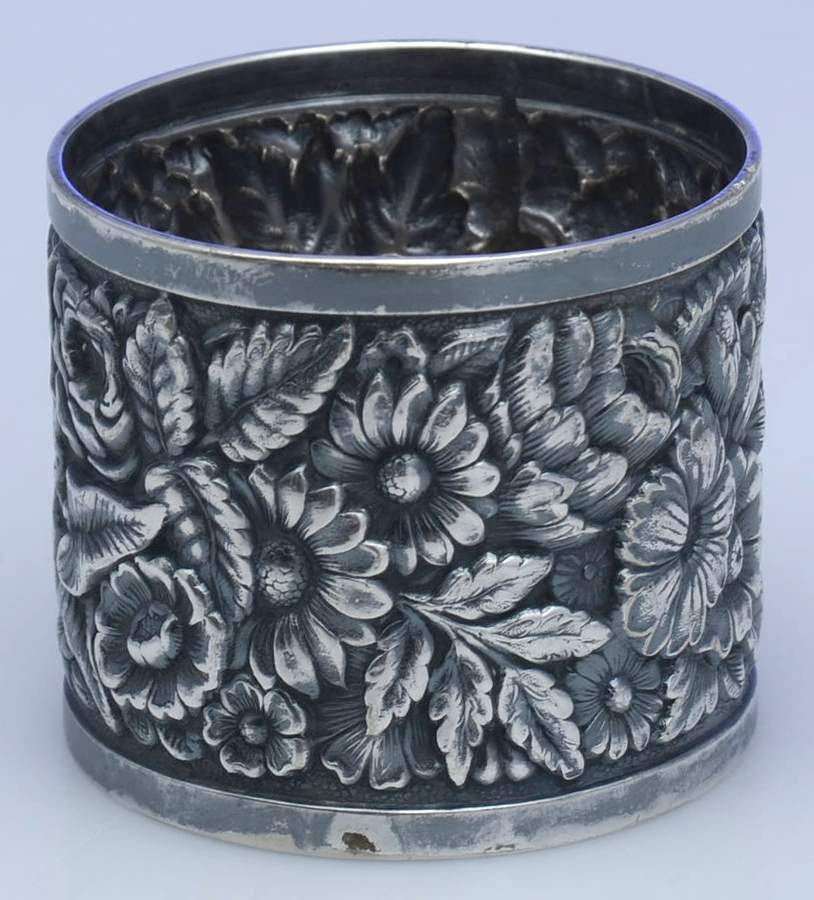 Repousse (Silverplate, Hollowware) Silverplate Toothpick Holder by Tiffany & CO SILVER-1