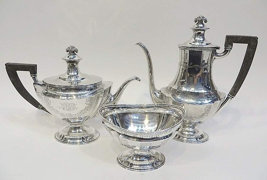 13889E1 (Sterling, Hollowware) Coffee Pot by Tiffany & CO SILVER-1