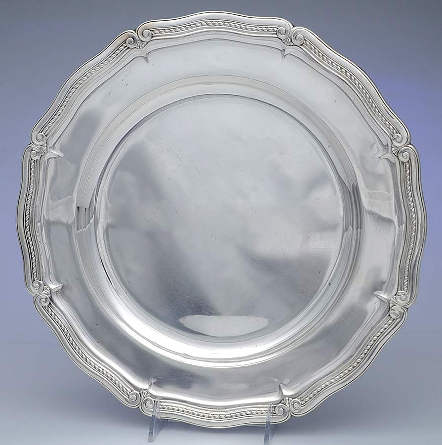 18060 (Sterling, Hollowware) 13" Round Tray by Tiffany & CO SILVER-1