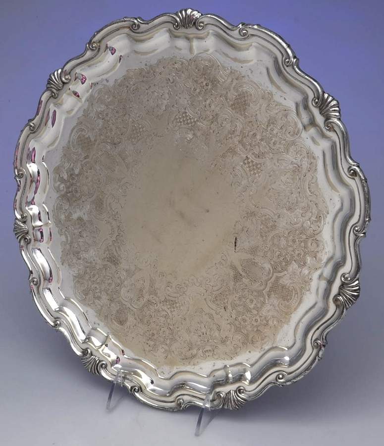 12000-14 (Silverplate, Hollowware) 14" Round Tray by Taber&Tibbits,Inc-1