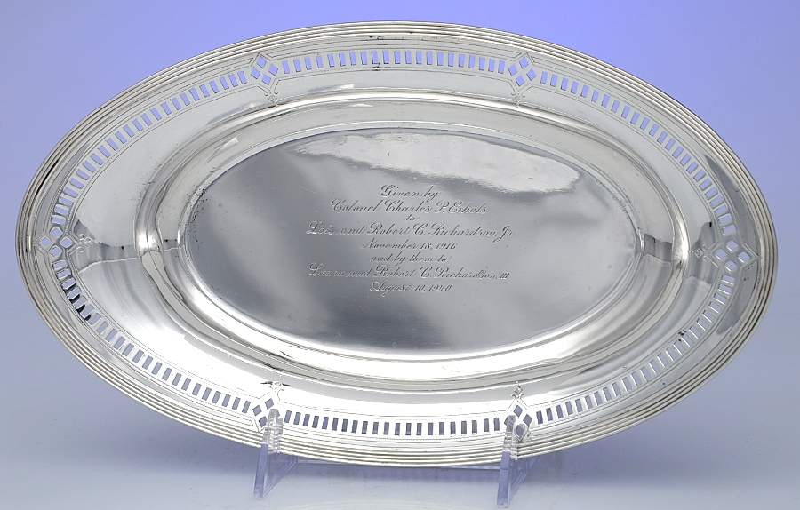 17780A (Sterling, Hollowware) 11" Bread Tray by Tiffany & CO SILVER-1