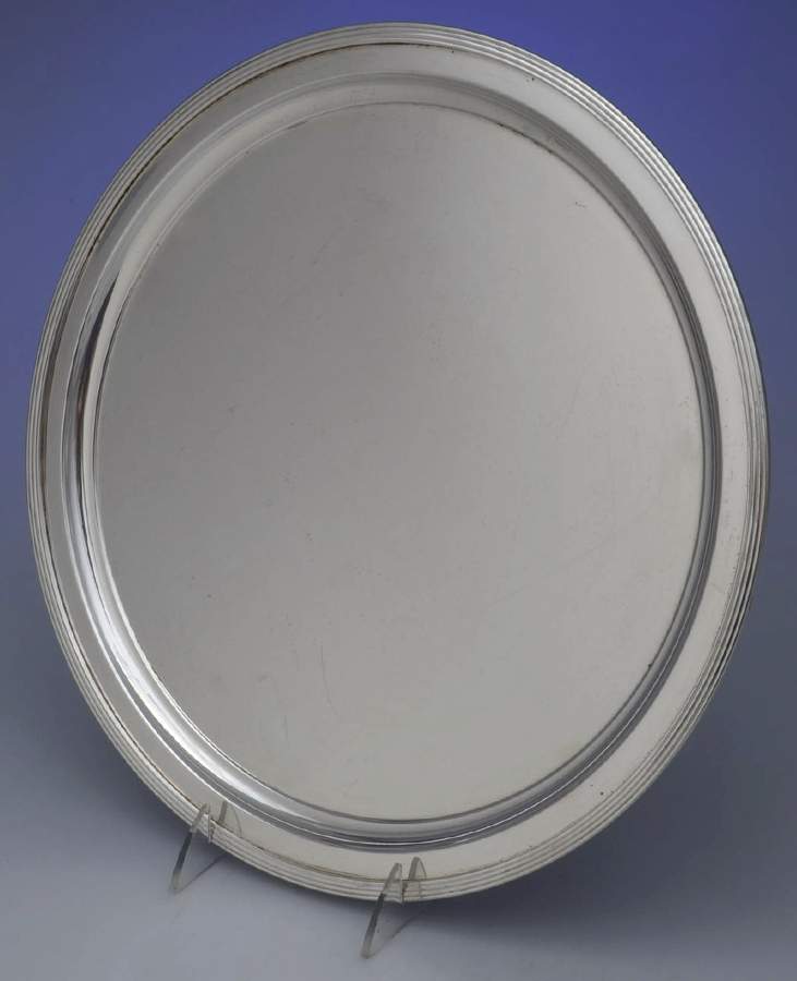 25213 (Sterling, Hollowware) 13" Round Tray by Tiffany & CO SILVER-1