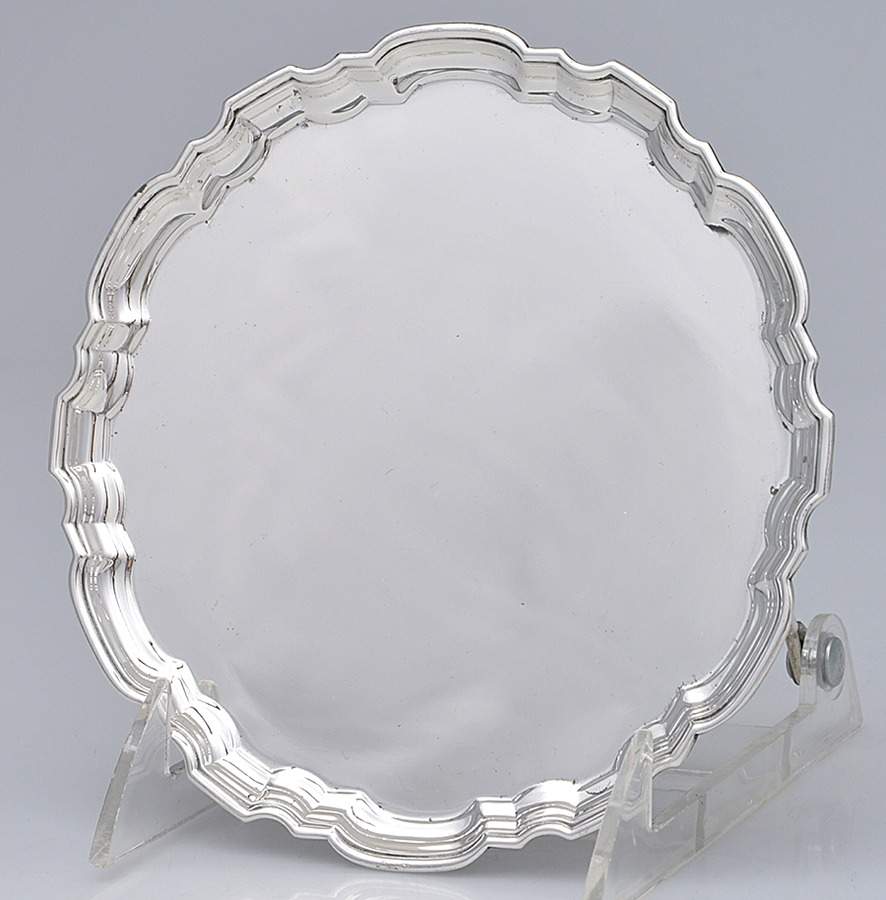 Chippendale (Sterling, Hollowware) 5" Trinket Tray by Tiffany & CO SILVER-1