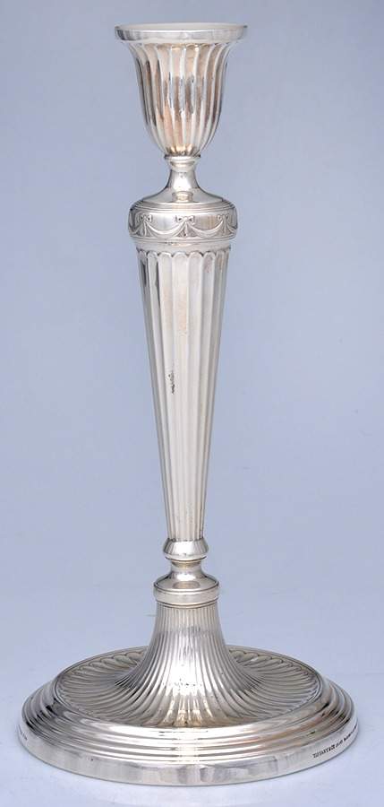 19187 (Sterling, Hollowware) 11" Candlestick by Tiffany & CO SILVER-1