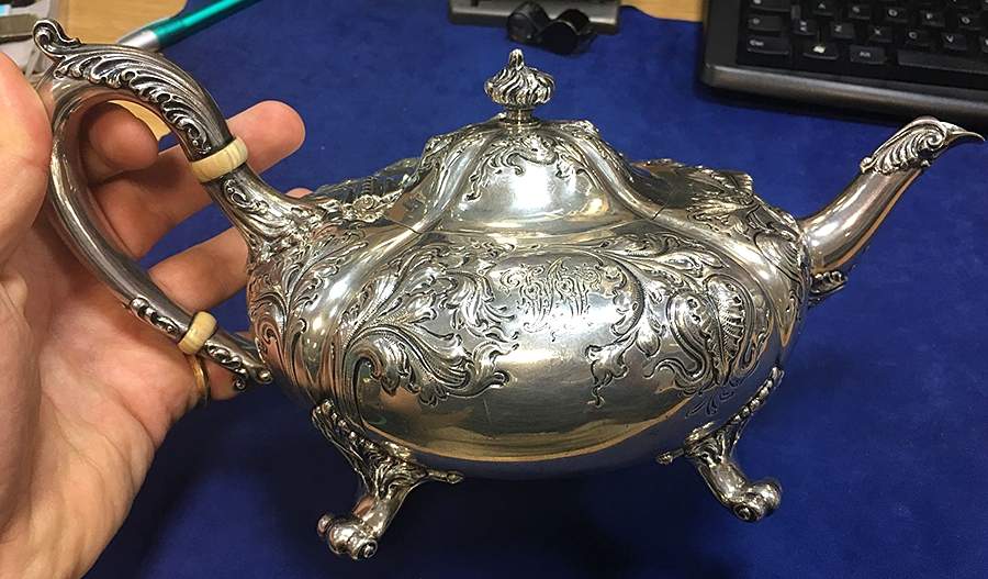 2340 (Sterling, Hollowware) Teapot by Tiffany & CO SILVER-1