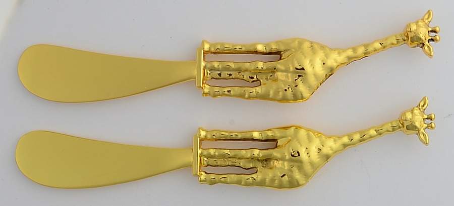 Giftware (Metal, Hollowware) (Set of 2) Individual Spreader by Thirstystone-1
