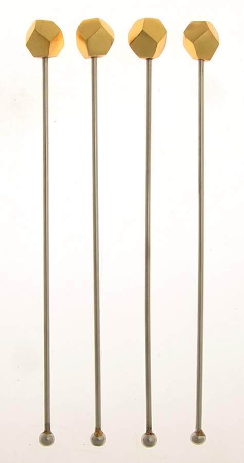 Giftware (Metal, Hollowware) Cocktail Stirrer - Set of 4 by Thirstystone-1