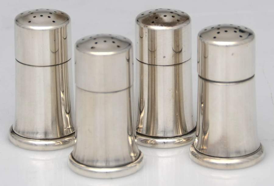 23734X (Sterling, Hollowware) Individual Salt & Pepper (2 Sets) by Tiffany & CO SILVER-1