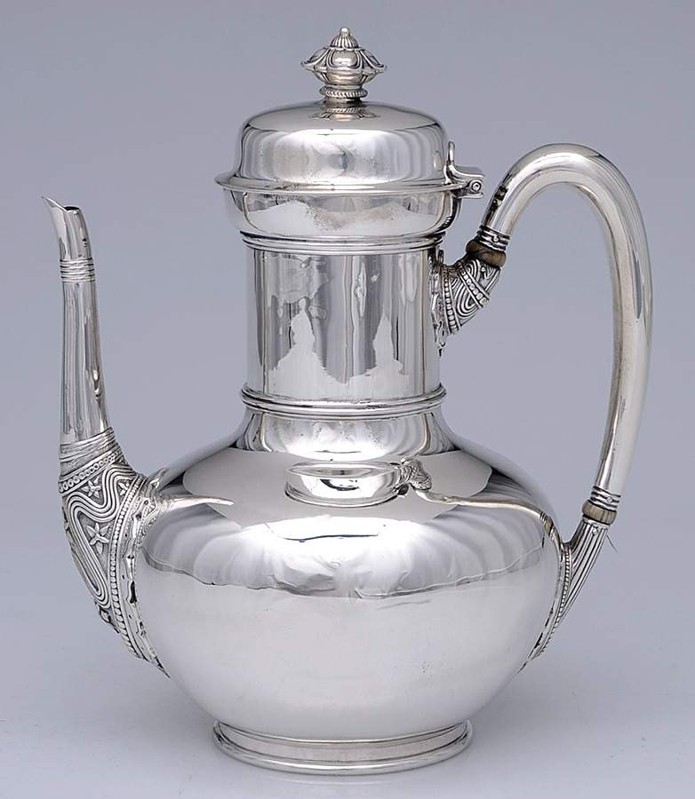 3700 (Sterling, Hollowware) Coffee Pot by Tiffany & CO SILVER-1