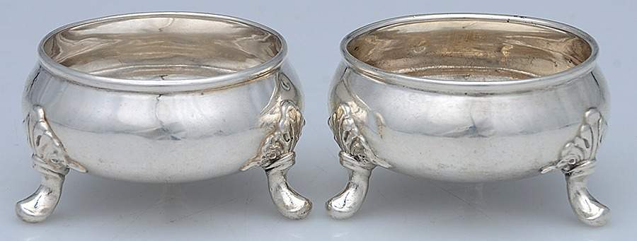 15251 (Sterling, Hollowware) Master Open Salt (Set of 2) by Tiffany & CO SILVER-1