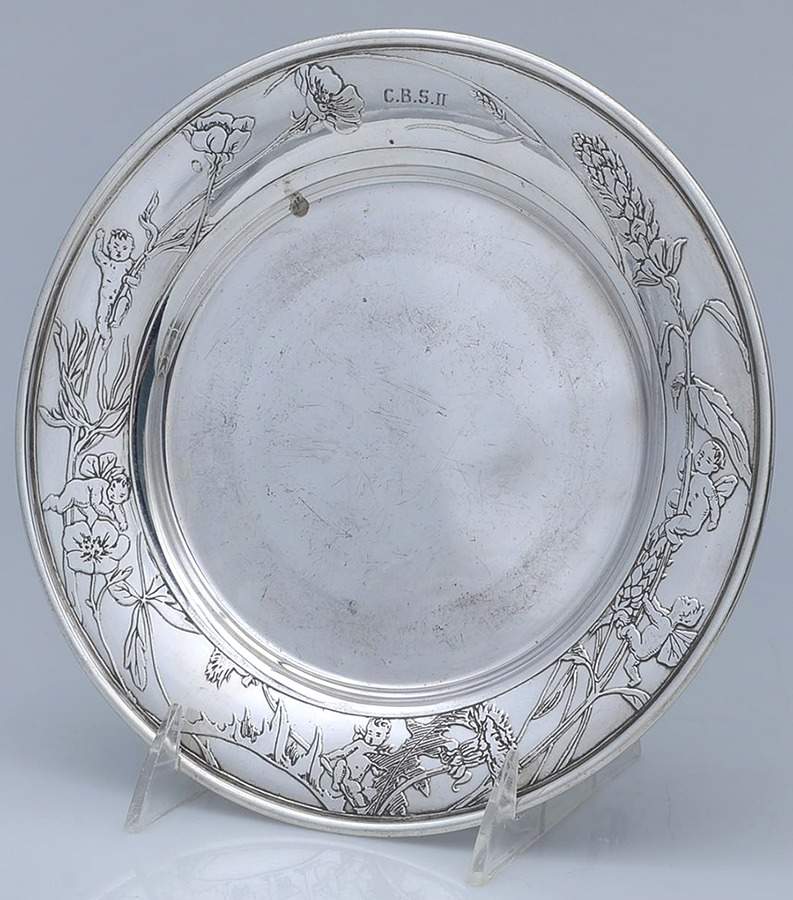 17285 (Sterling, Hollowware) Child's Plate by Tiffany & CO SILVER-1
