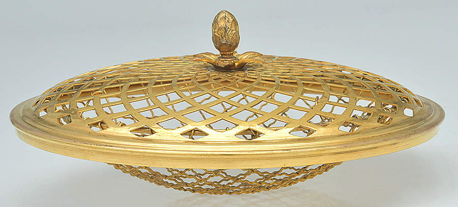 Chased Diana (Sterling, Hollowware) 11" Round Footed Centerpiece with Frog by Towle Silver-3