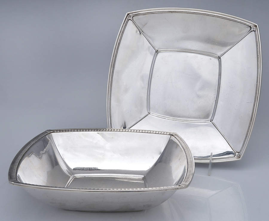 21383 (Sterling, Hollowware) Square Serving Bowl & Tray by Tiffany & CO SILVER-1