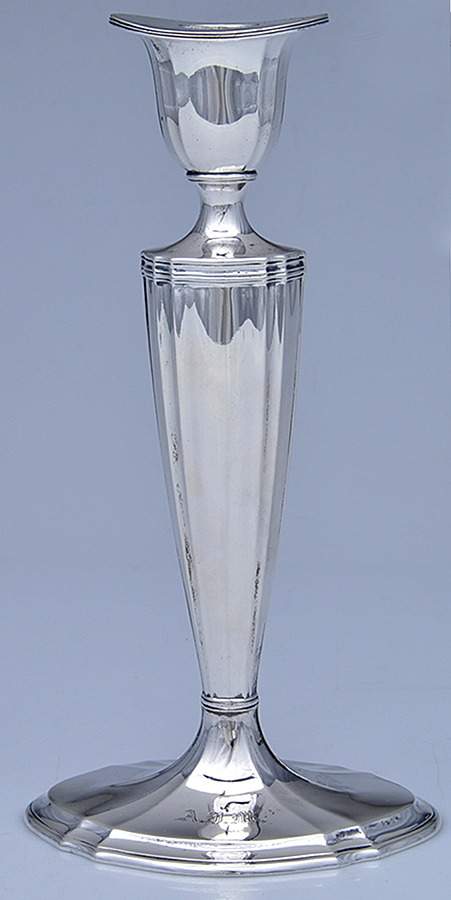 18260 (Sterling, Hollowware) 9" Weighted Candlestick by Tiffany & CO SILVER-1